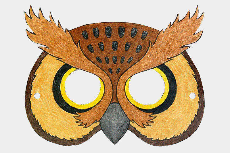 Printable Animal Masks Craft