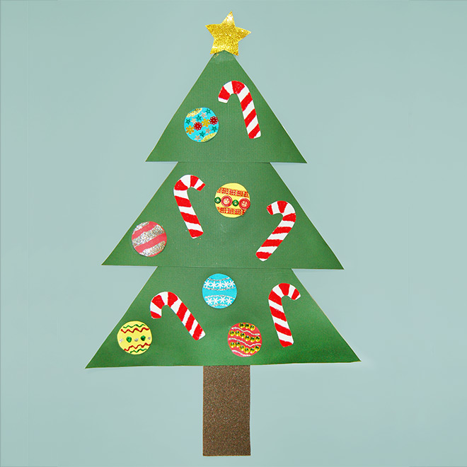 Paper Christmas Tree craft