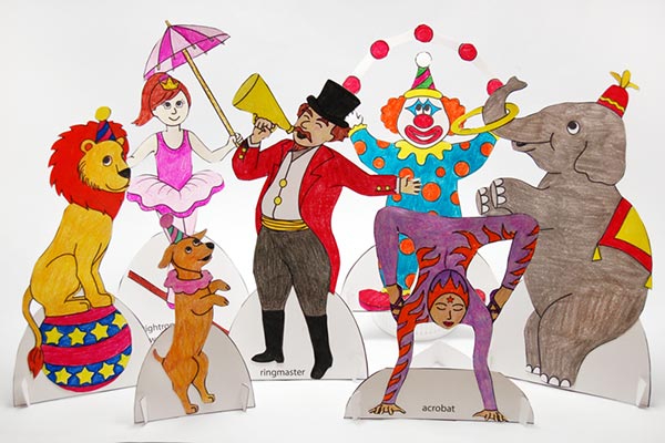 Circus Paper Dolls