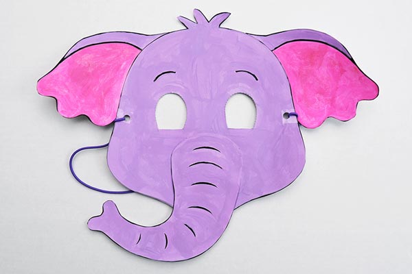 Printable Elephant Mask craft