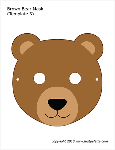 Brown Bear Mask 3