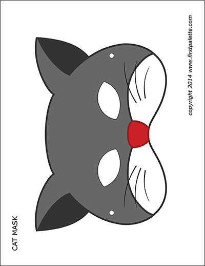 Printable Cat Masks