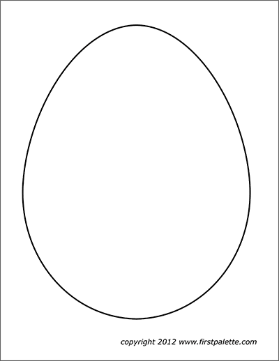 Printable Large Egg