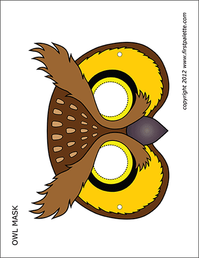 Printable Owl Mask