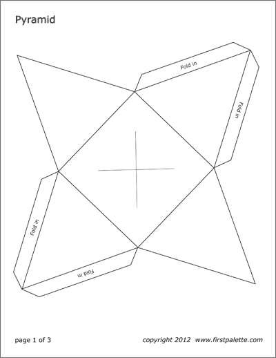 Printable Square Pyramid