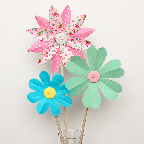 MORE IDEAS - Layer two or more flowers.