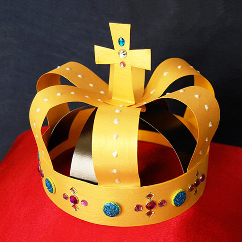 MORE IDEAS - Make a painted crown.
