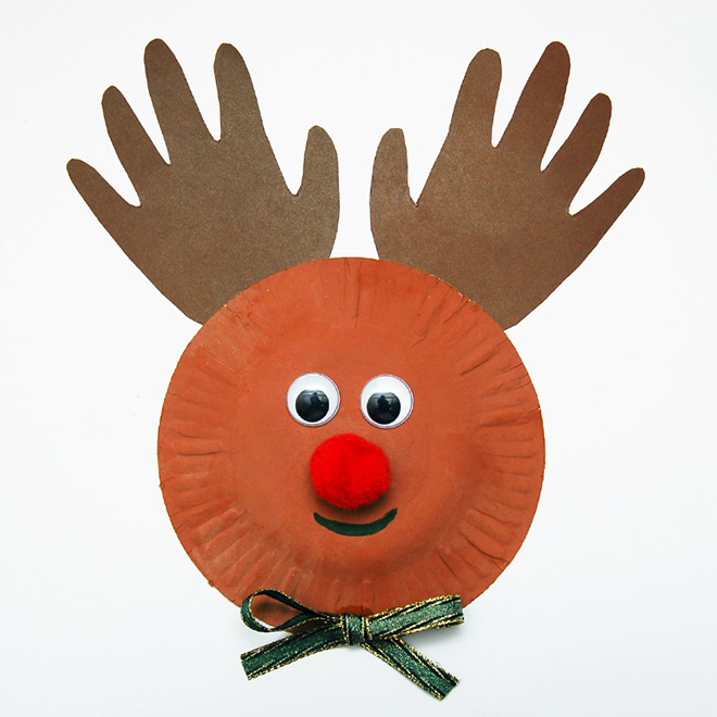 MORE IDEAS - Paper Plate Reindeer
