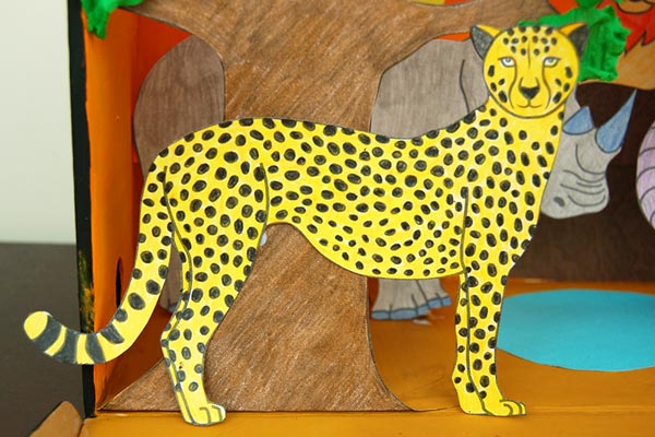 STEP 11b African Savanna Diorama