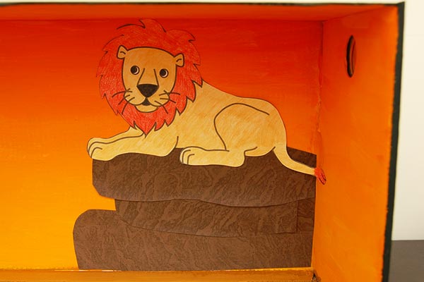 STEP 5 African Savanna Diorama