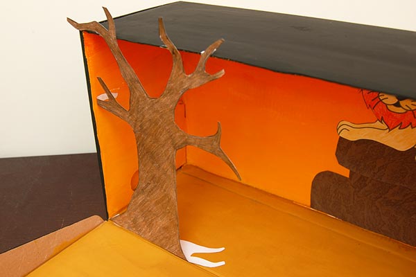 STEP 7 African Savanna Diorama