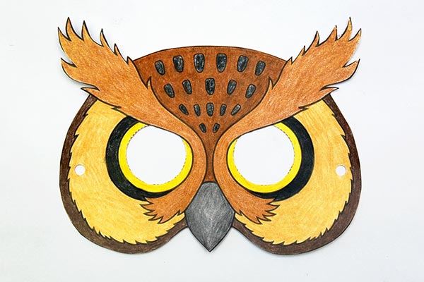 Printable Owl Mask