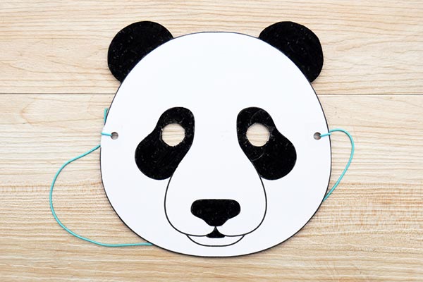 Printable Panda Mask