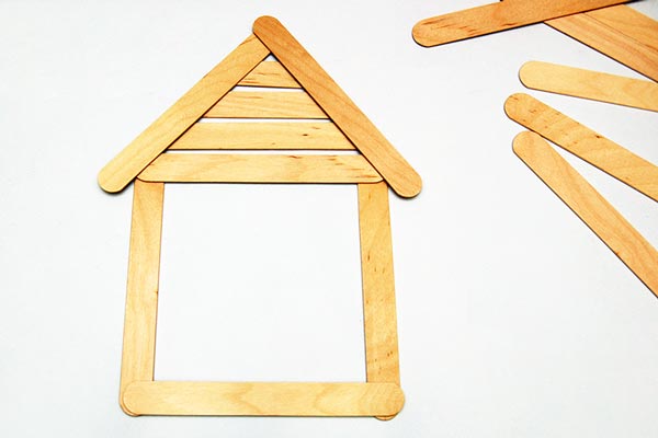 Step 1c Craft Stick Photo Frame