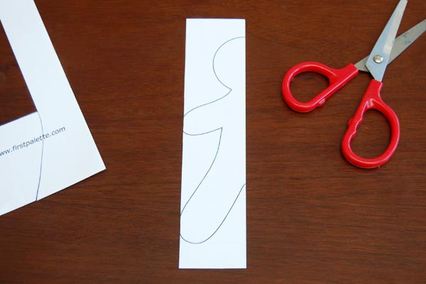 STEP 2 Paper Gingerbread Man Chain