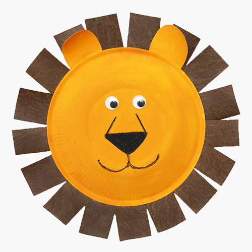 MORE IDEAS - Paper Plate Lion