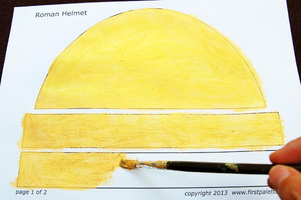STEP 2a Roman Imperial Helmet
