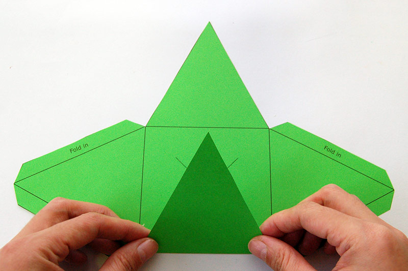 3D Paper Christmas Tree Craft