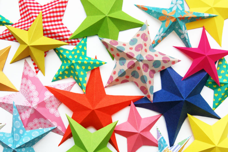 3D Paper Star Craft