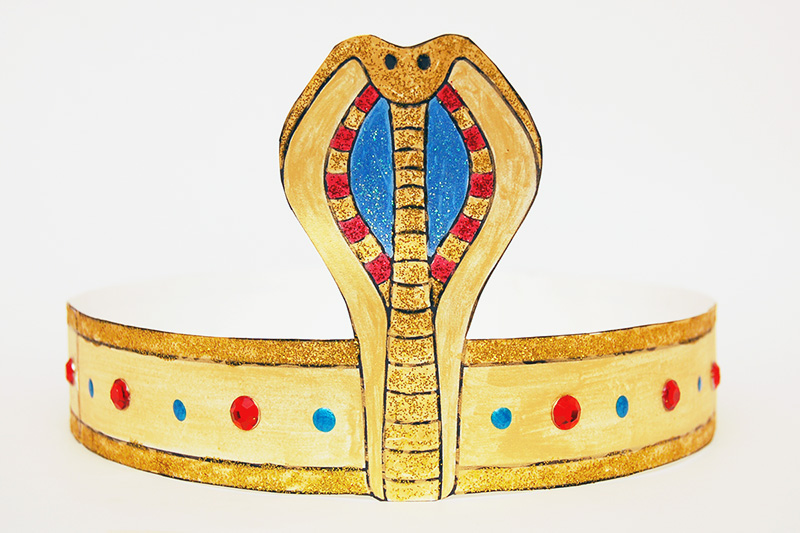 Ancient Egyptian Headband | Kids' Crafts | Fun Craft Ideas |  FirstPalette.com