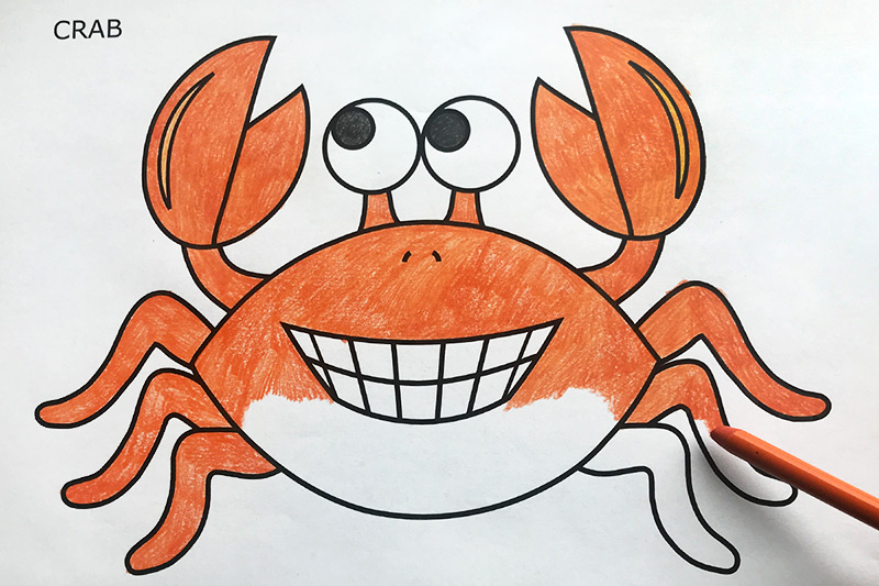 Crab Coloring Page