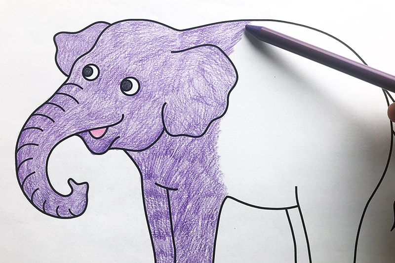 Elephant Coloring Page