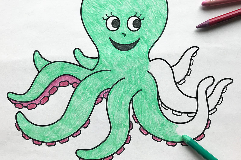 Octopus Coloring Page