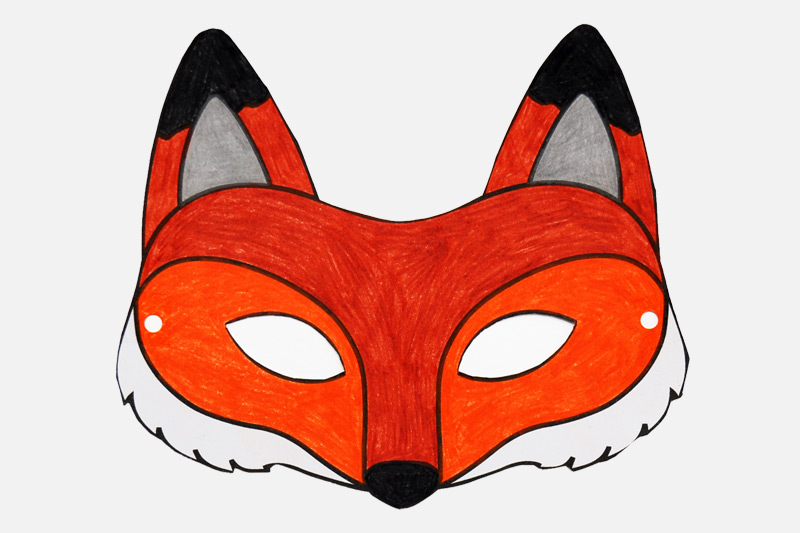 Fox Mask Free Printable Templates Coloring Pages Firstpalette Com