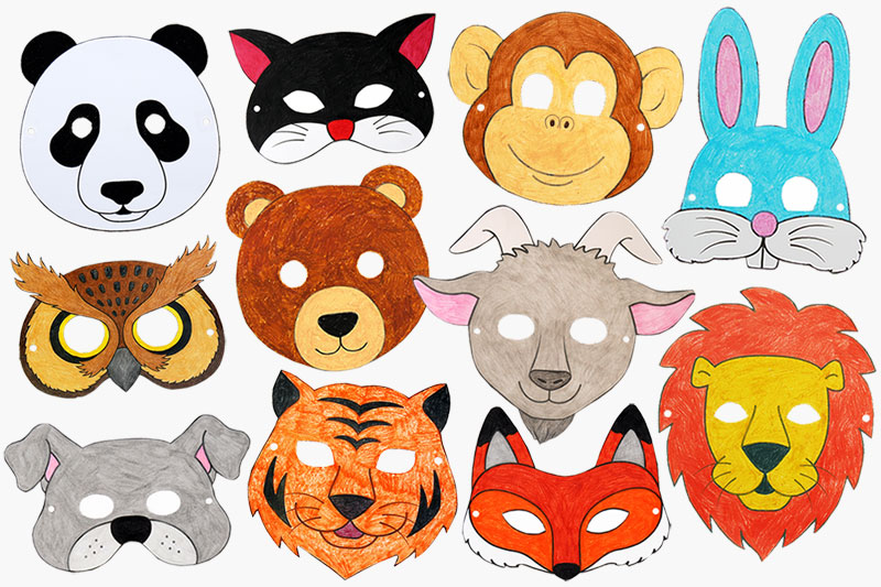 Printable Animal Masks - Mr Printables