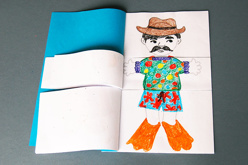 Body Flipbook, Kids' Crafts, Fun Craft Ideas