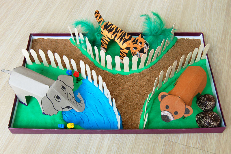 Box Zoo | Kids&#039; Crafts | Fun Craft Ideas | FirstPalette.com