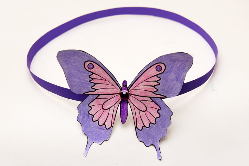 Butterfly Headband craft