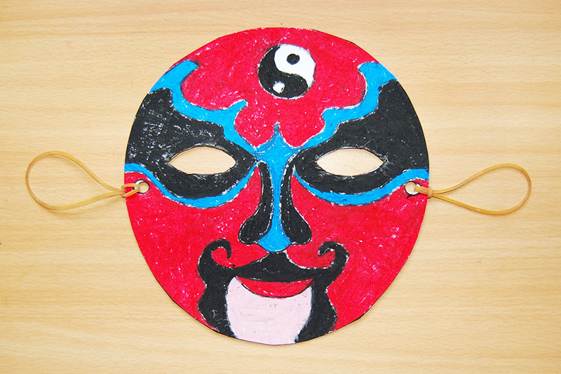 Møntvask solopgang Fordøjelsesorgan Chinese Opera Mask | Kids' Crafts | Fun Craft Ideas | FirstPalette.com