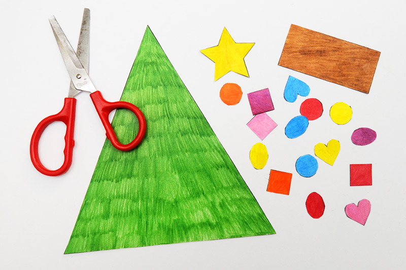 Christmas Tree Shapes Activity