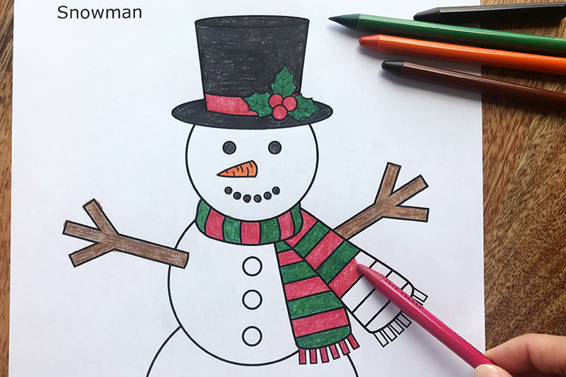 Snowman Coloring Pages