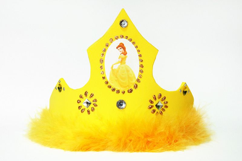 Craft Foam Crown - Yellow