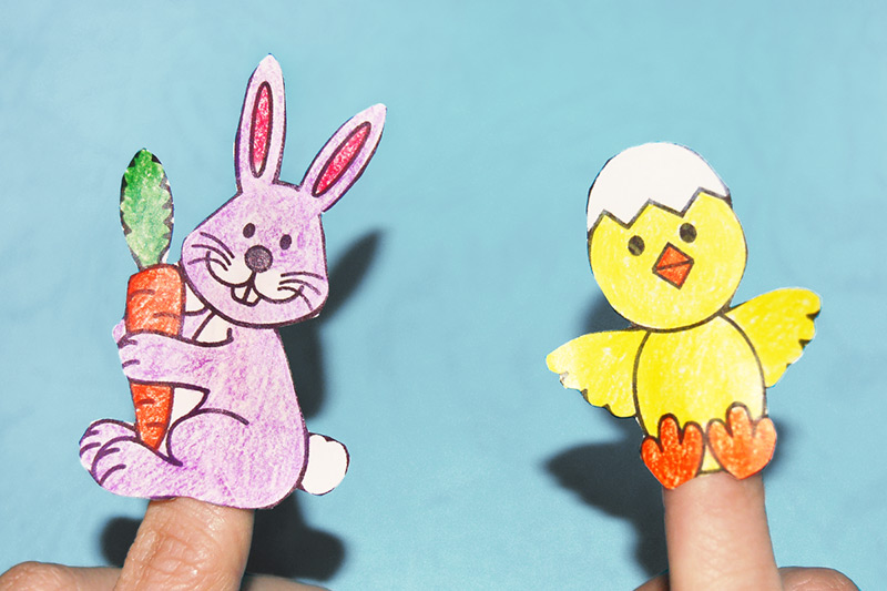 Easter Finger Puppets | Kids' Crafts 