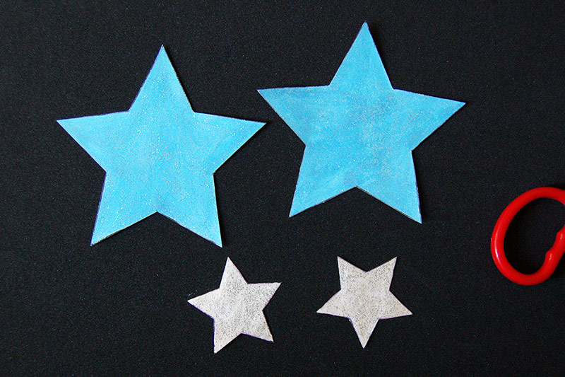 Felt Shapes Die Cut DIY Stars Mix Different Sizes