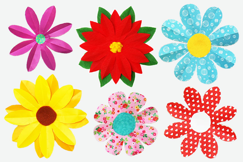 Flower Making With Chart Paper