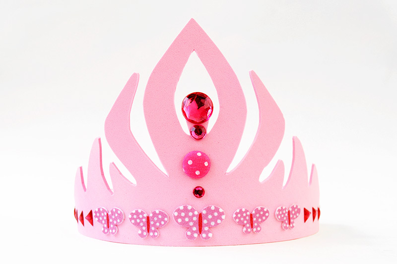 Step 7c Craft Foam Frozen Princess Crown