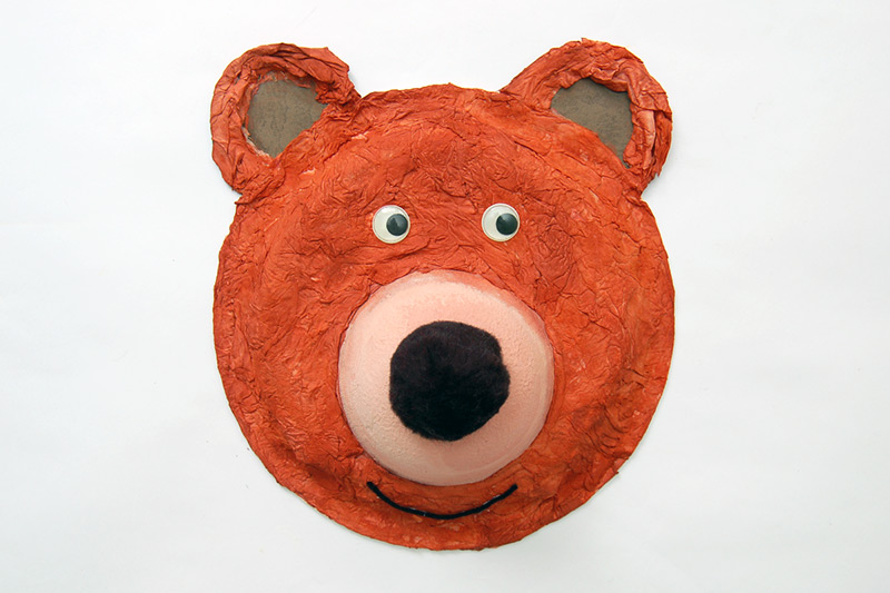 Paper Plate Brown Bear