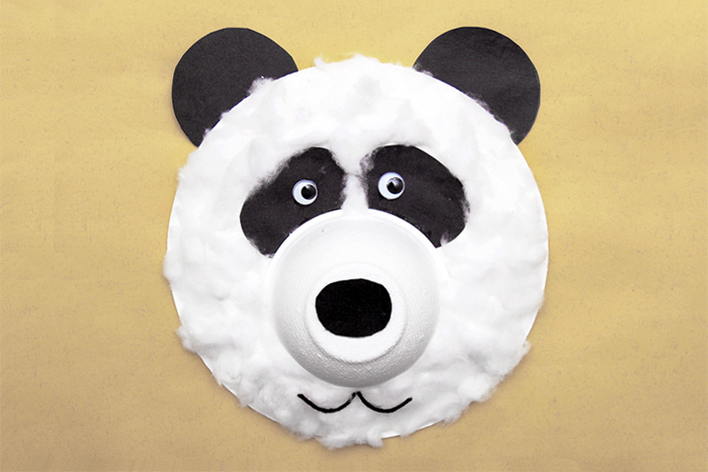 Paper Plate Polar Bear Craft