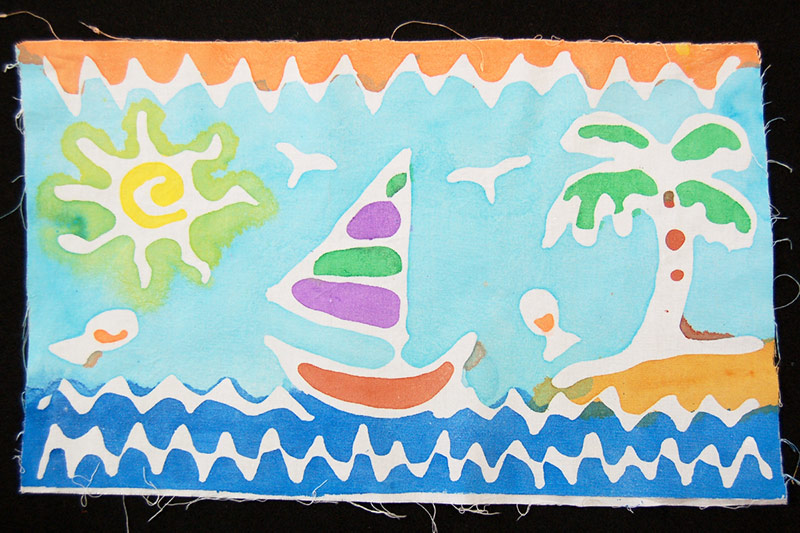 Glue Batik - Beach