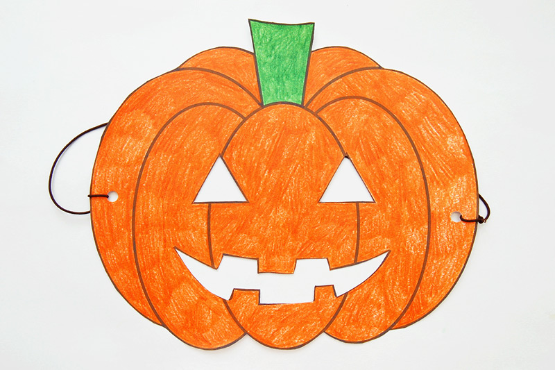 Jack-o'-Lantern Mask, Kids' Crafts