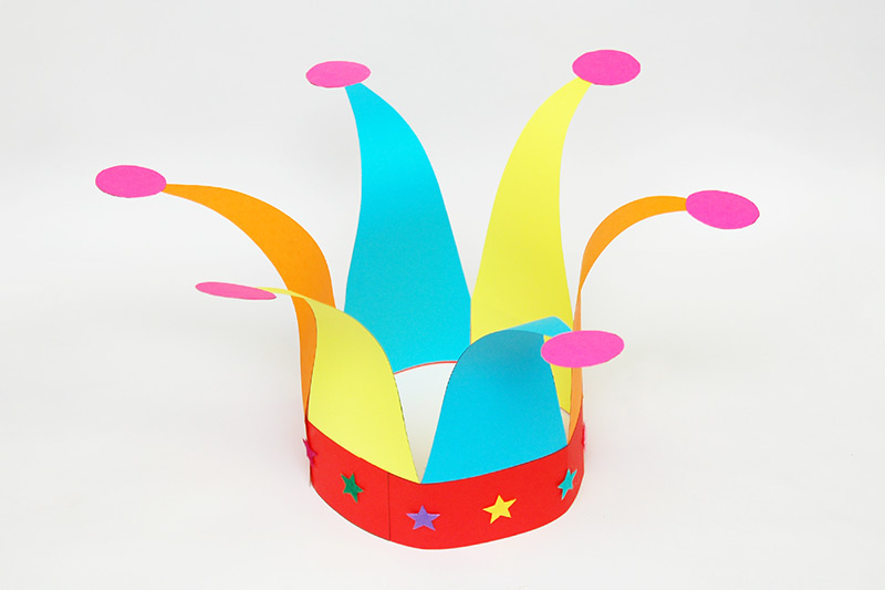 Paper Jester's Hat craft