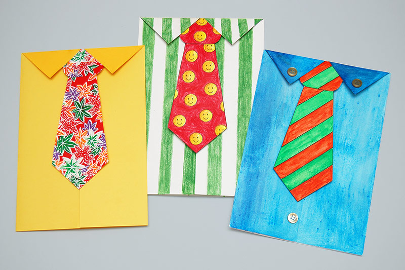 Necktie Greeting Card craft
