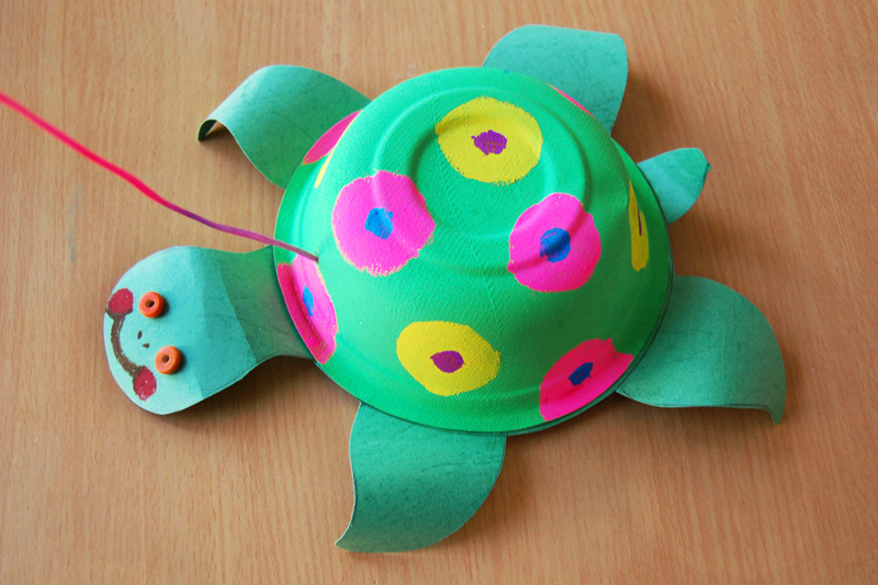 Paper Plate Turtle Craft Idea