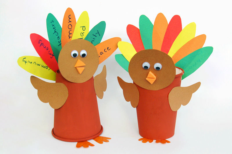 Paper Cup Turkey Craft