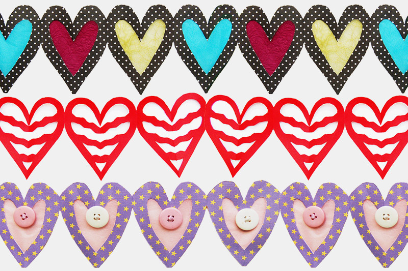 Paper Heart Chain