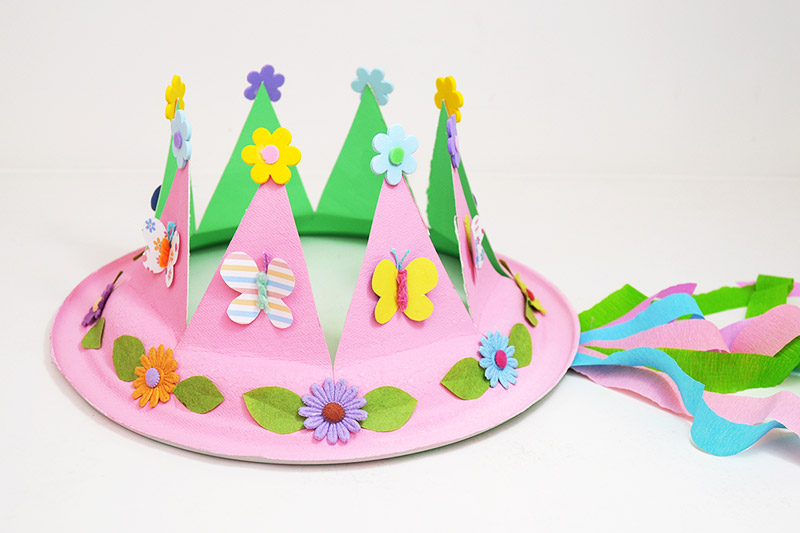MORE IDEAS - Create a spring-themed crown.